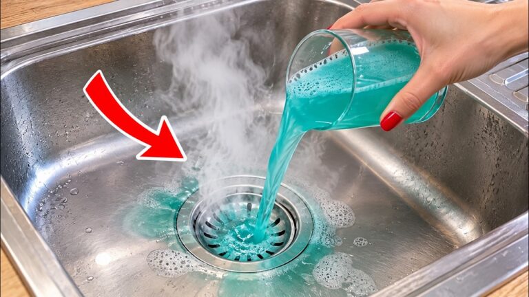 Versez ceci dans votre canalisation ! Fini les bouchons et les mauvaises odeurs ! (Tellement faci…