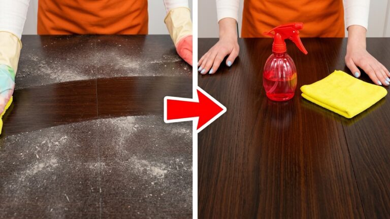 Kommt der Staub schnell zurück? Dieses hausgemachte Spray bildet einen SCHUTZSCHILD