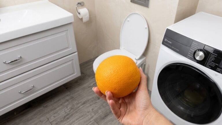 Nur eine Orange genügt – dein Badezimmer glänzt und duftet