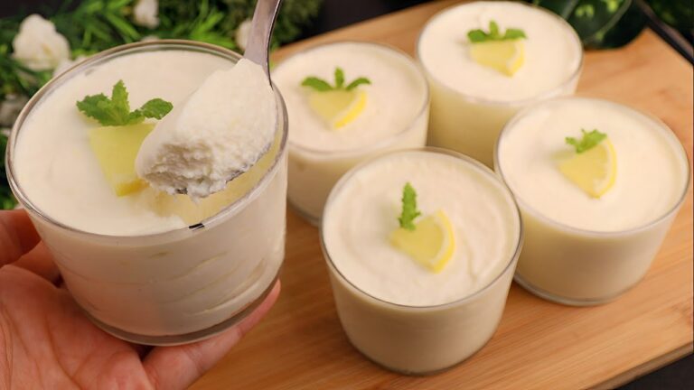 Dessert con 3 ingredienti! Senza forno, uova né gelatina!