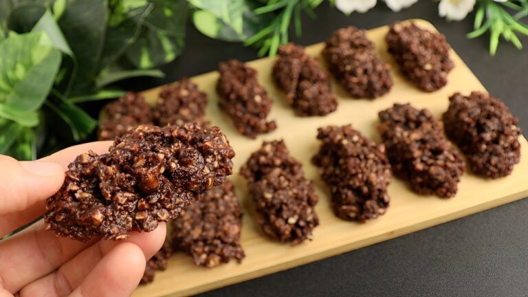 Biscotti croccanti senza zucchero, farina e burro! Pronti in 10 minuti, facili e deliziosi